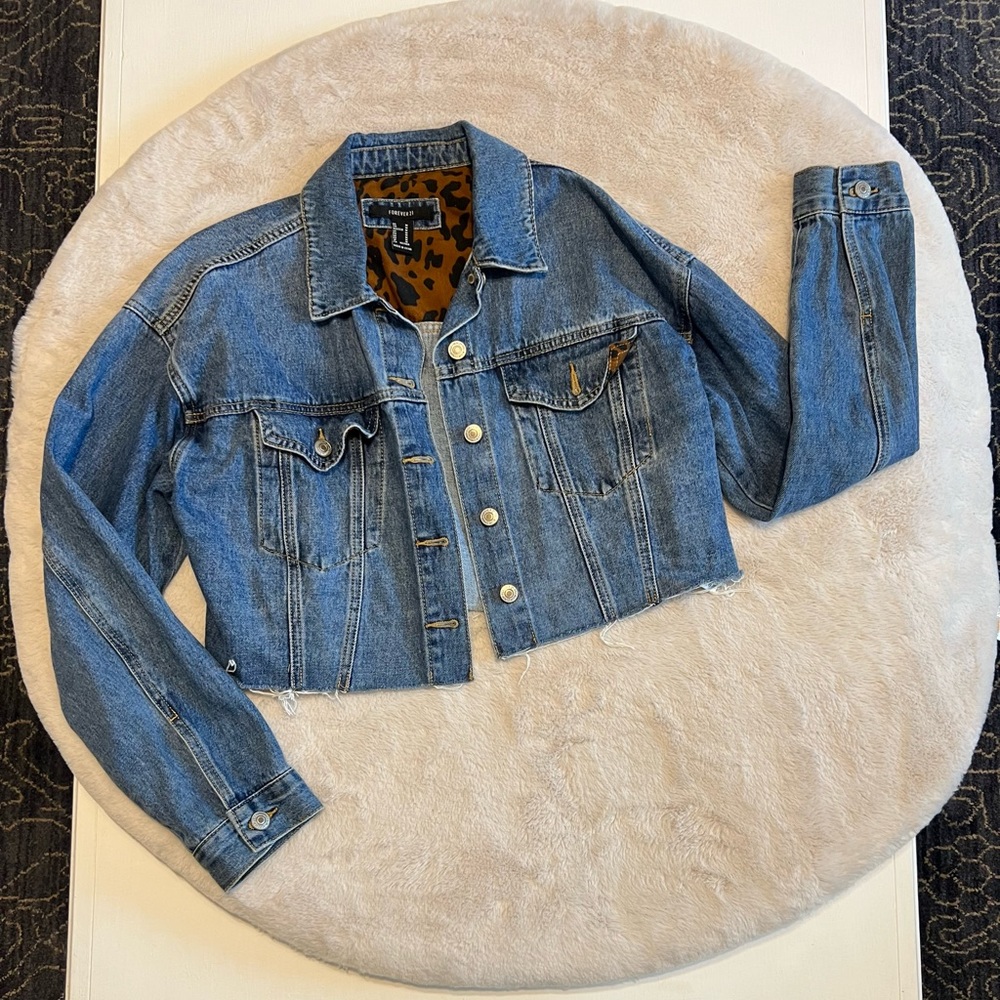 Cropped Denim Jacket